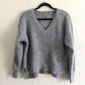 Falls Creek Cropped V-Neck Sweater
